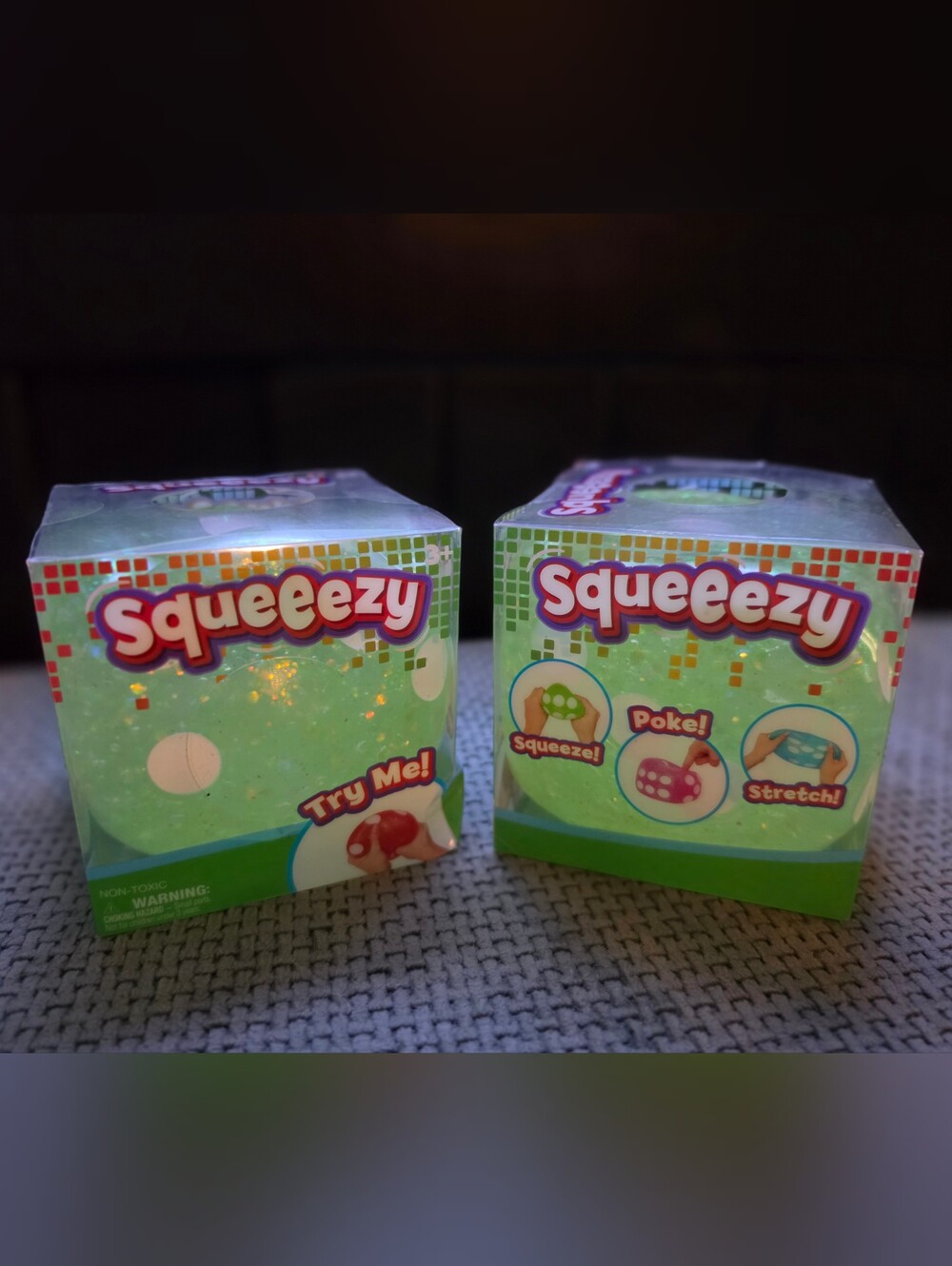 Squeeezy Glitter Dice